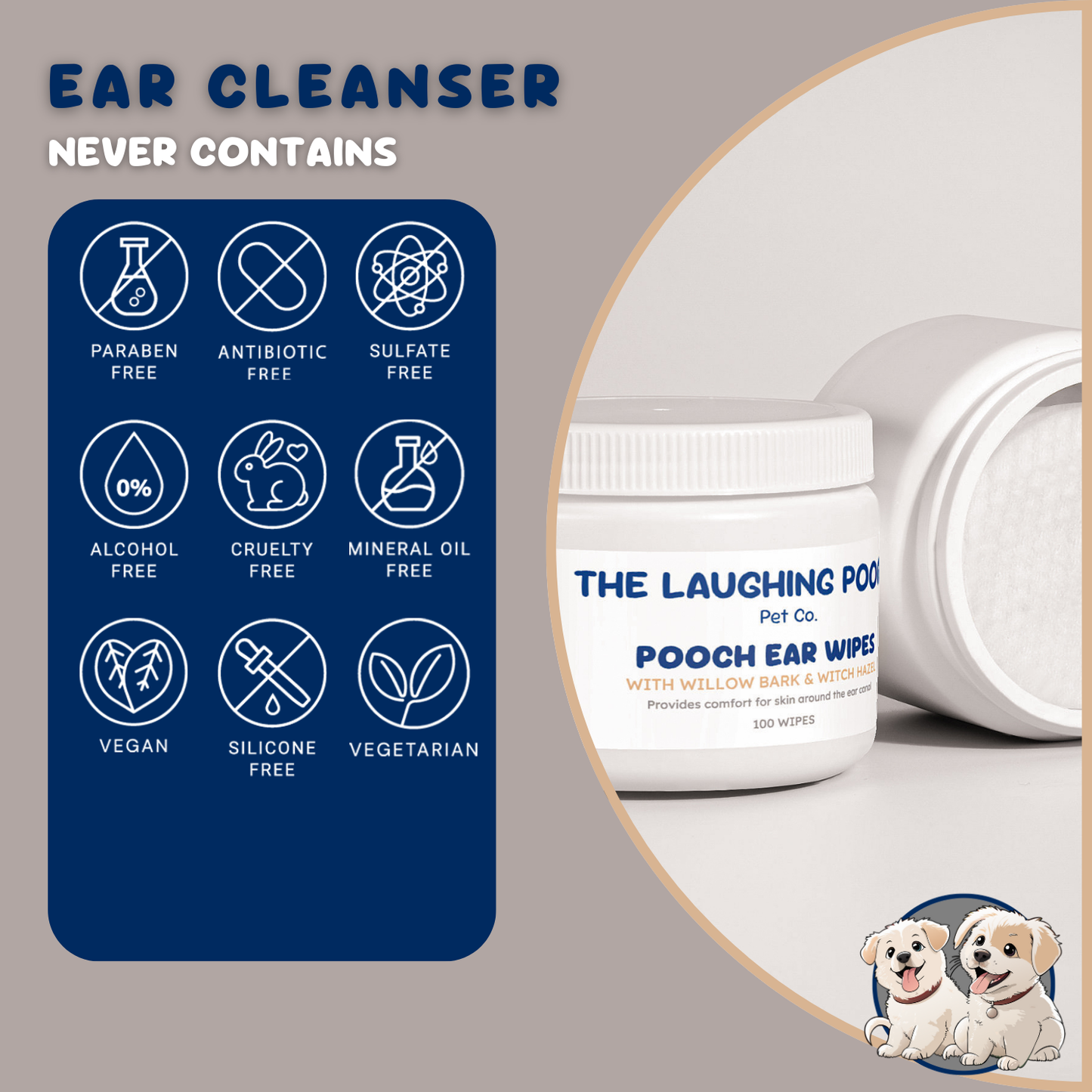 Pooch Ear Wipes
